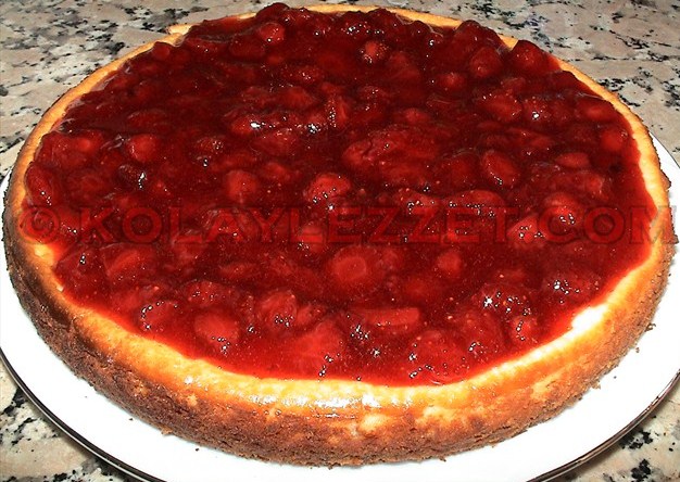 Cheesecake Recipe With Strawberry Sauce🍓
